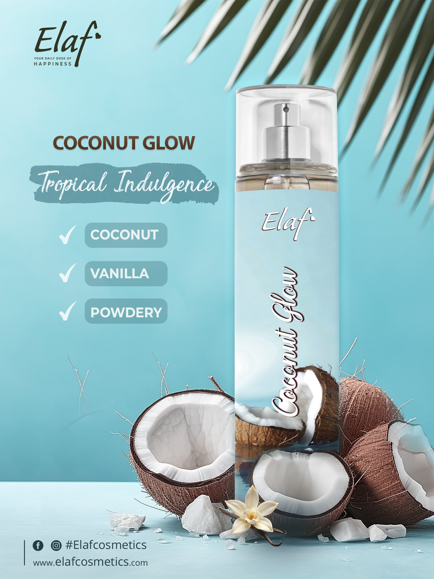 Coconut Glow Body Splash 230 ml