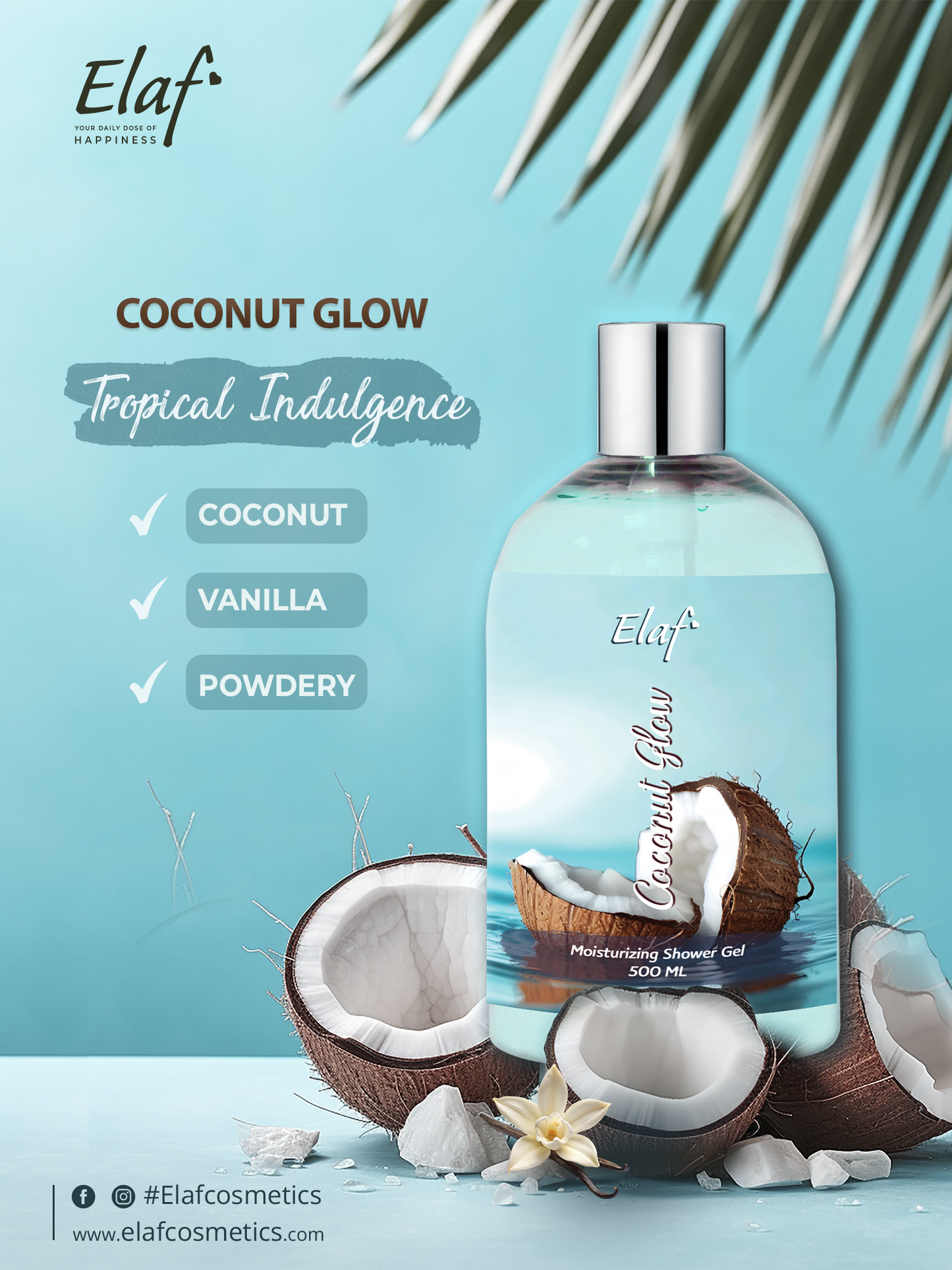 Coconut Glow Shower Gel 500 ml