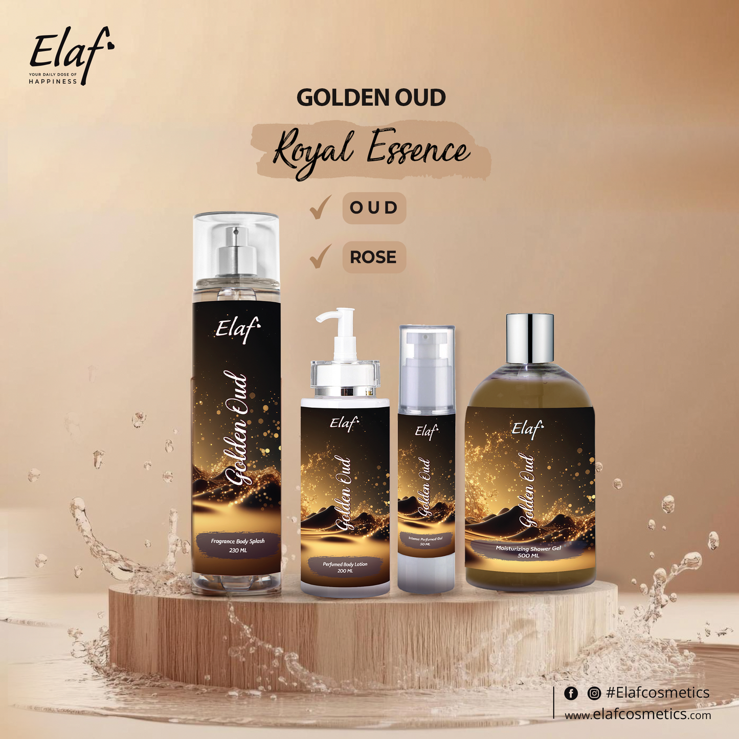 Golden Oud Bundle of 4