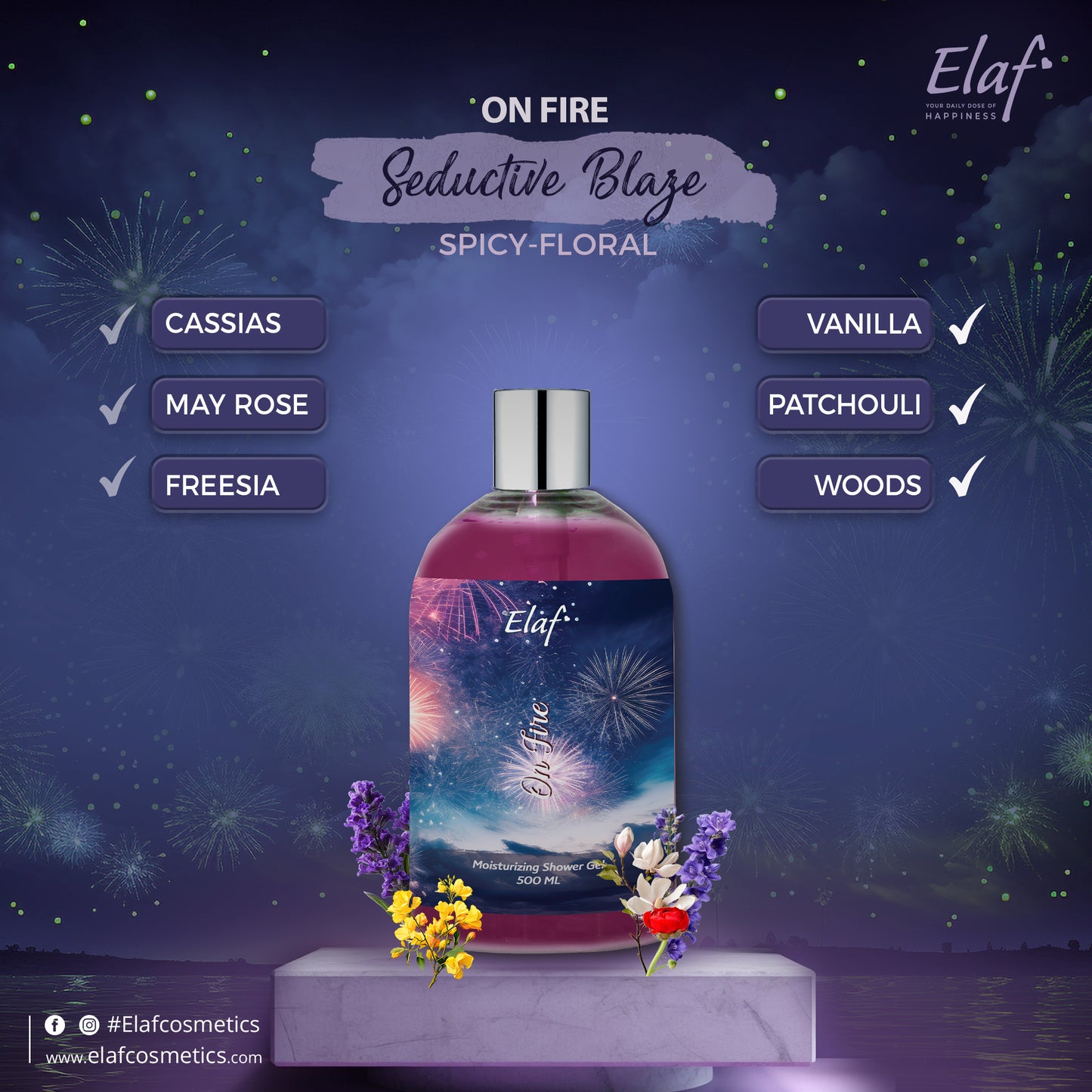 On Fire Shower Gel 500 ml