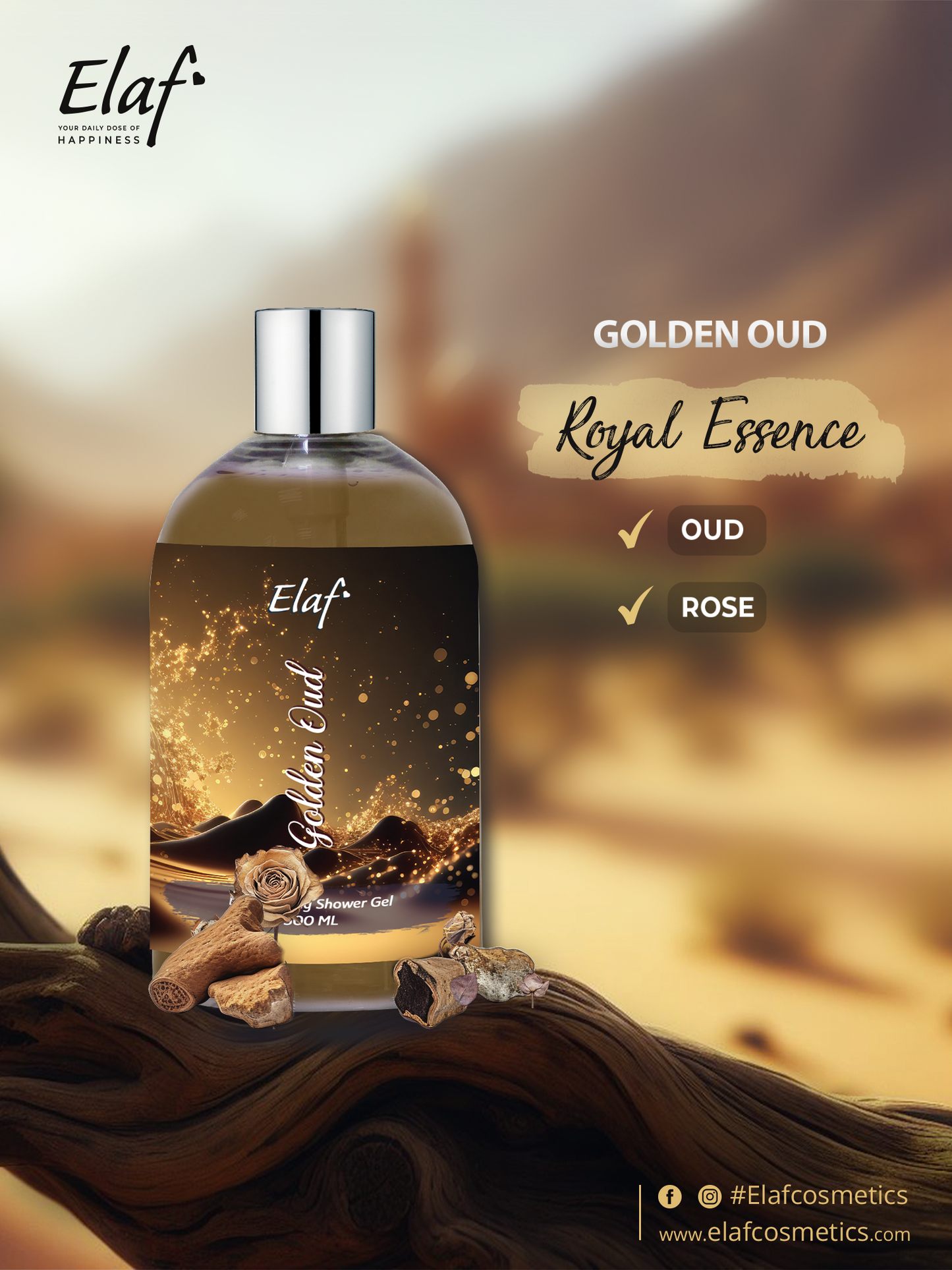 Golden Oud Shower Gel 500 ml