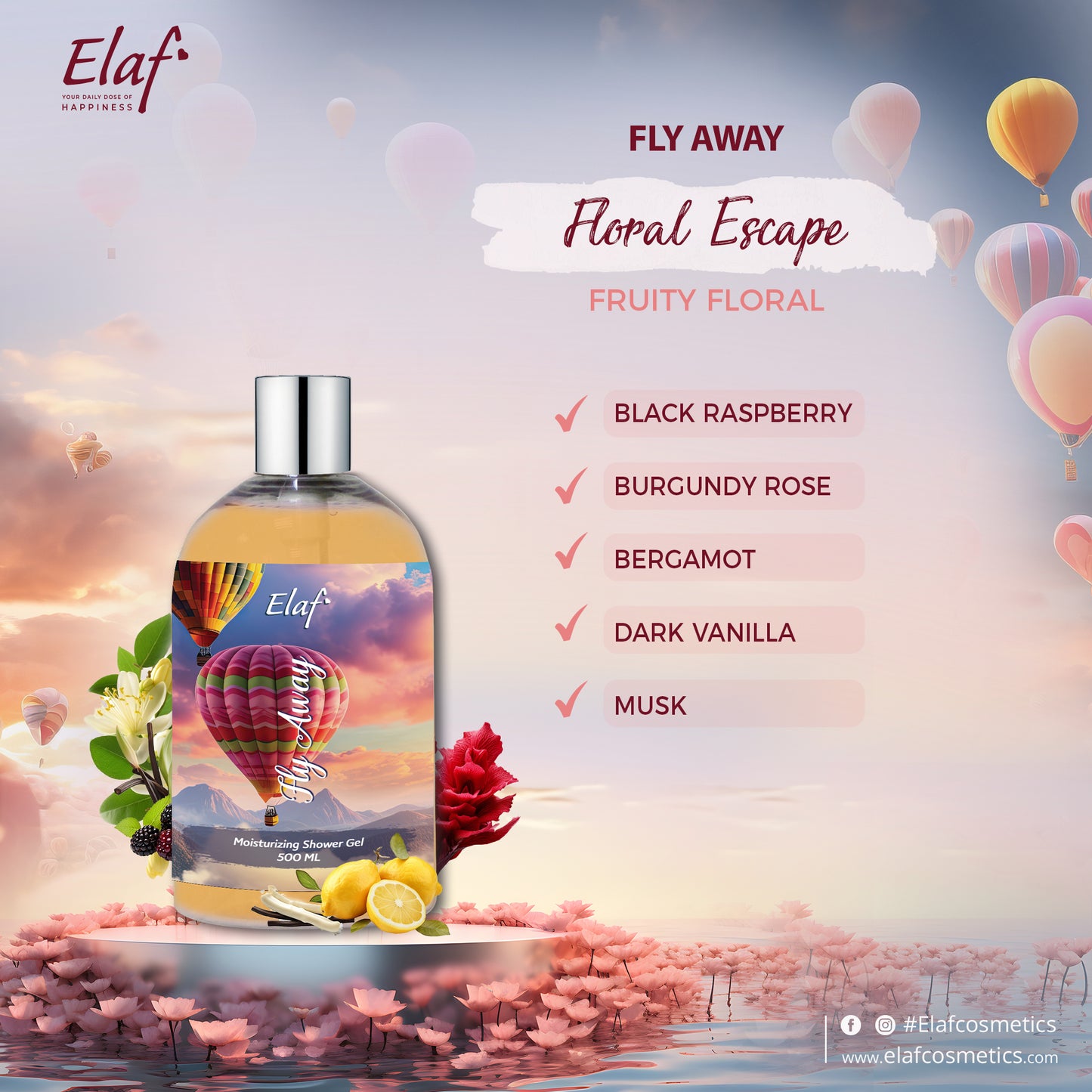 Fly Away Shower Gel 500 ml