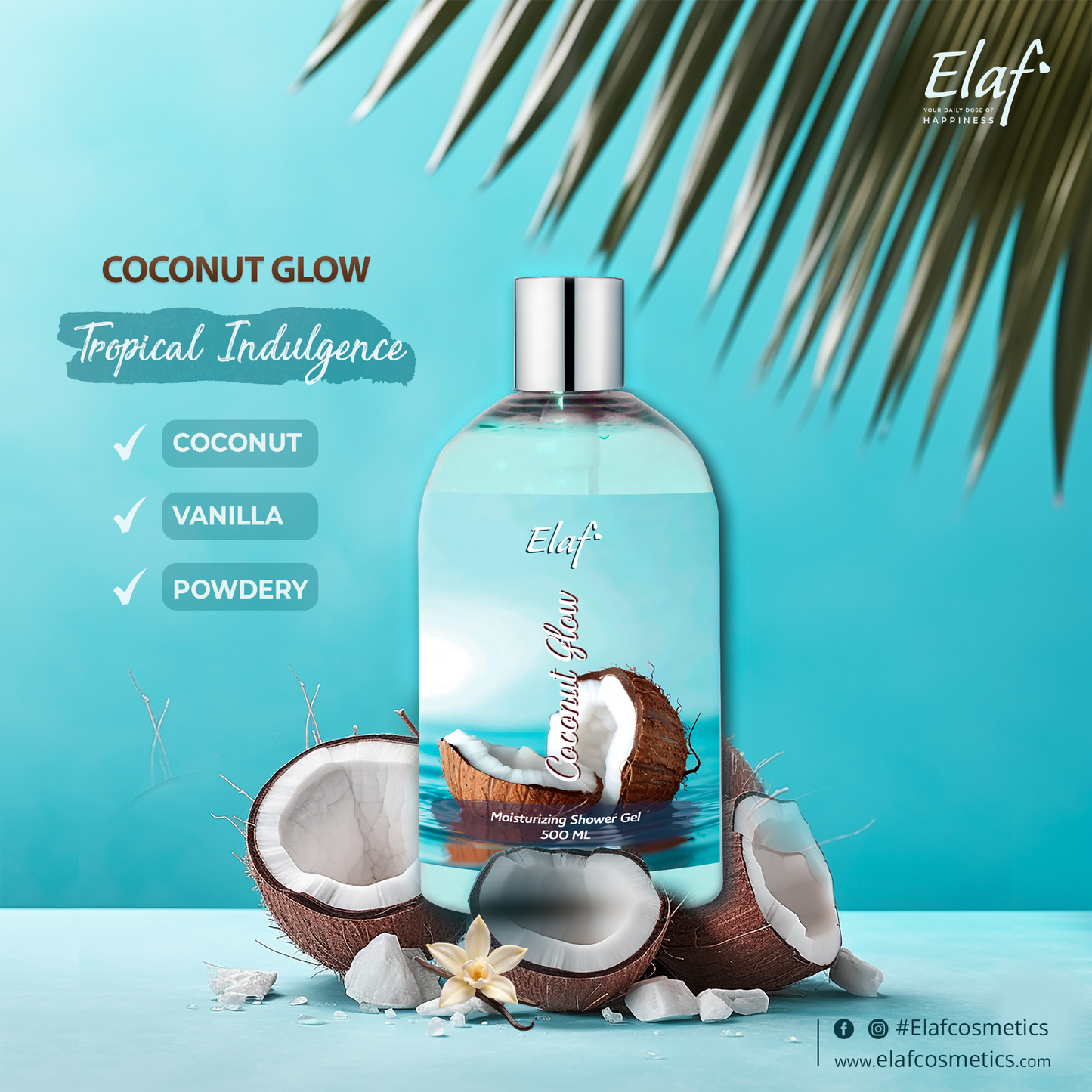 Coconut Glow Shower Gel 500 ml