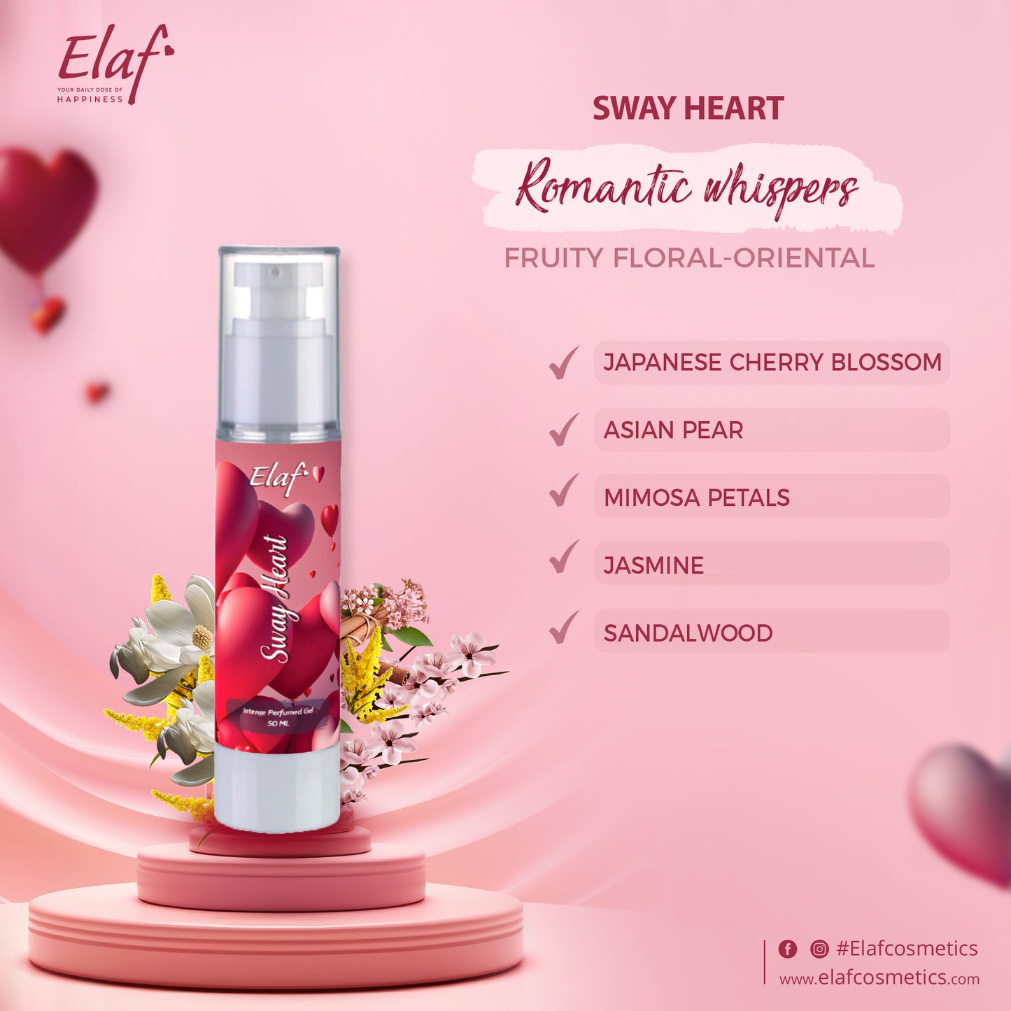 Sway Heart Perfumed Gel 50 ml