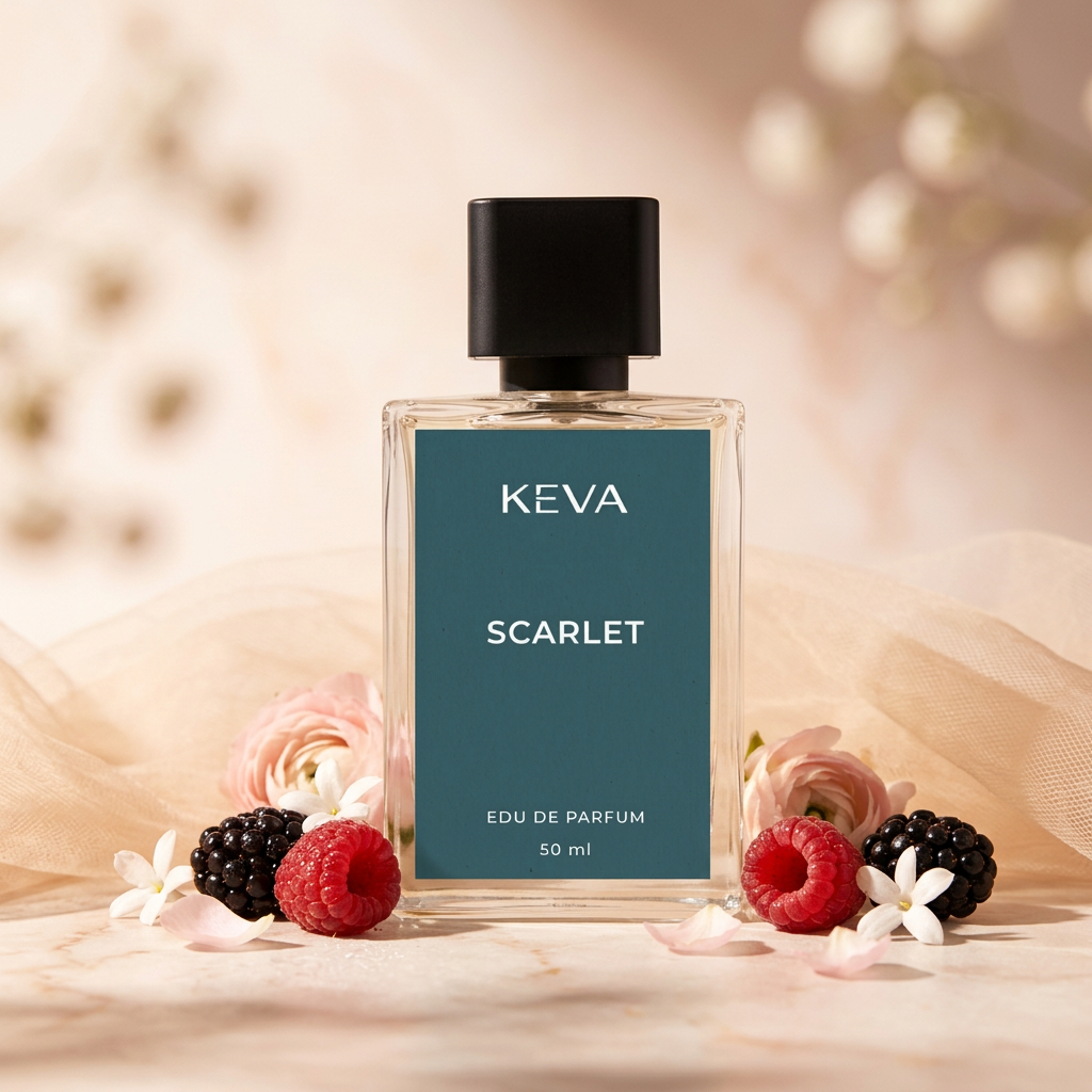 صورة KEVA SCARLET بطابع فاكهي زهري