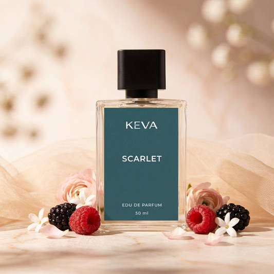 صورة KEVA SCARLET بطابع فاكهي زهري